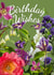 pretty floral birthday card for female friend or loved one created by Loui's Funky card Designs