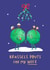 Funny Christmas Card - For Wife - Brussels Sprouts Pun created by Painted Parasol Studio