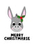 Funny Christmas Card - Christmas Donkey - Merry Christmarse created by The Blunt Badger