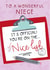 Nice List Christmas Card for Niece created by Two For Joy Illustration