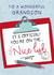 Nice List greeting card for Grandson created by Two For Joy Illustration