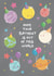 Cute Birthday Card - Planets - Hope Your Birthday Is Out Of This World created by Pri M