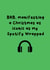 Funny Christmas Card - Spotify Wrapped - Manifesting created by @Laura Lonsdale Designs