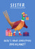 Funny Christmas Card - For Sister - Pheasant Pun created by Painted Parasol Studio