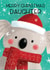 Cute koala Christmas design - Fun Christmas for your daughter created by Paper Valley Design Studio