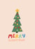 Cute Christmas Card - Merry Everything - LGBTQ+ created by Powerinmykindness