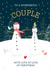 Cute Christmas Card - For Couple - Snowmen created by Artsy Gift Co