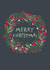 Merry Christmas wreath created by Pablo and Pickle Studio
