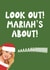 Funny Mariah Christmas Card created by Giddy Kipper