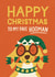 Fun Christmas Card for Dog Owner, Partner or From the Dog created by Bird & Co Studio