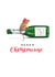 Cute Christmas Card - Merry Christmouse - Prosecco created by badgerbee design