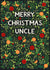 Classic Christmas Card - For Uncle - Festive Illustrations created by Pear Tree Press