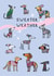 Sweater Weather - dogs in sweaters Christmas card created by Rulu