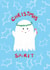 Cute Christmas Ghost Festive Wishes for friends created by Makeadaze