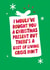Funny Christmas Card - Cost Of Living Humour - Would Have Bought You A Present created by Brainbox Candy