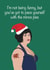 Funny Christmas card for friends and family - Nessa - Gavin and Stacey created by DBD Designs