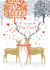Cute Christmas Card - For Partner - Deer Couple created by Louise Tiler