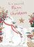 Cute Christmas Card - For Nana - Polar Bear created by Louise Tiler