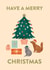 Cute Christmas Card - For Pet Lovers - Merry Christmas created by Stormy Knight