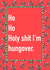 Ho Ho Holy Shit I'm Hungover | Funny Christmas Card | Christmas Humour created by Childish Ramblings
