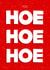 Funny Christmas Card - Hoe created by Studio Sage UK