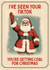 Funny Christmas Card - Santa - TikTok created by Mrs Best Paper Co.