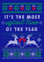 Funny Christmas Card - It's The Most Ugliest Time Of The Year - Christmas Jumper created by Mrs Best Paper Co.
