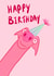 Happy Birthday- Fun and vibrant birthday card for dog lovers created by Gal + Goose 