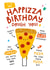 Cute Birthday Card - Pizza Pun - For Son created by Twisted Haggis
