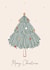 Pretty Christmas Card - Christmas Tree created by Little Prints Fred Designs