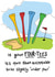 Funny Birthday Card - 40th - Golf - Under Par created by Blueberry Magpie Cards