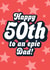 Classic Birthday Card - 50th - Epic Dad created by Blush & Blossom 