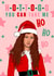 Funny Christmas Card - Chappell Roan - Hot to Go created by The Girl Next Draw Cards