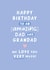 Cute Birthday Card - For Dad & Grandad - We Love You Very Much! created by Fliss Muir