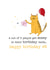 Funny Birthday Card - Cat - No Money Inside created by Dandelion Stationery