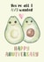 Cute Anniversary Card - Avocados created by Michelle Khoury