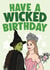 Cute Birthday Card - Wicked - Glinda And Elphaba created by Studio Doodles