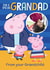 Personalised Peppa Pig Grandad Birthday Photo Card – From Your Grandchild created by Danilo
