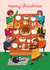 Cute Christmas Card - Family Dinner Scene created by AbiGoLucky