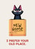 Funny New Home Card - Grumpy Cat created by Folio | Ian Owen