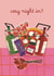 Cute Valentine's Card - Cosy Night In - Shopping Basket created by AbiGoLucky