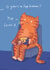 Funny Just Because Card - Cat - Lap Human created by Sarah Ray