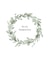 Classic Sympathy Card - Wreath - Eucalyptus created by Crumble and Core