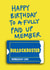Funny Birthday Card - Blockbuster Video created by Rosie Johnson Illustrates