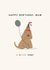 Cute Birthday Card - From The Dog - Woof created by Little Prints Fred Designs