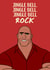Funny Christmas Card, Jingle Bell Rock featuring The Rock, For Friend or Family created by Luke Oxtoby
