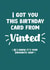 Funny Birthday Card - Vinted - Favourite Shop created by Kave Media
