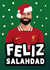 Funny Christmas Card - Mo Salah - Liverpool created by All Things Banter
