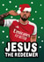 Funny Christmas Card - Gabriel Jesus - Arsenal created by All Things Banter