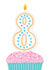 Cute Birthday Card - 8th - Cupcake created by You've Got Pen On Your Face